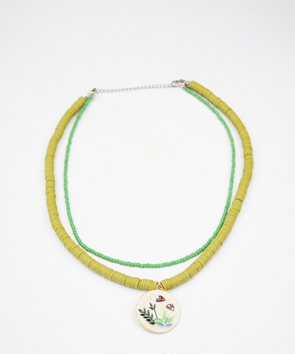 گردنبند زنانه قلم فلزی مدل necklace2L31 __D