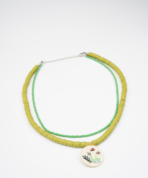 گردنبند زنانه قلم فلزی مدل necklace2L31 __D