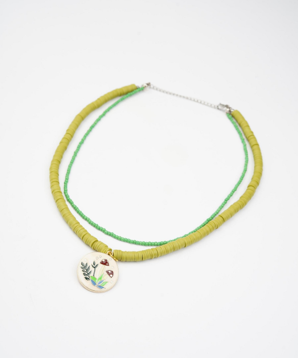 گردنبند زنانه قلم فلزی مدل necklace2L31 __D
