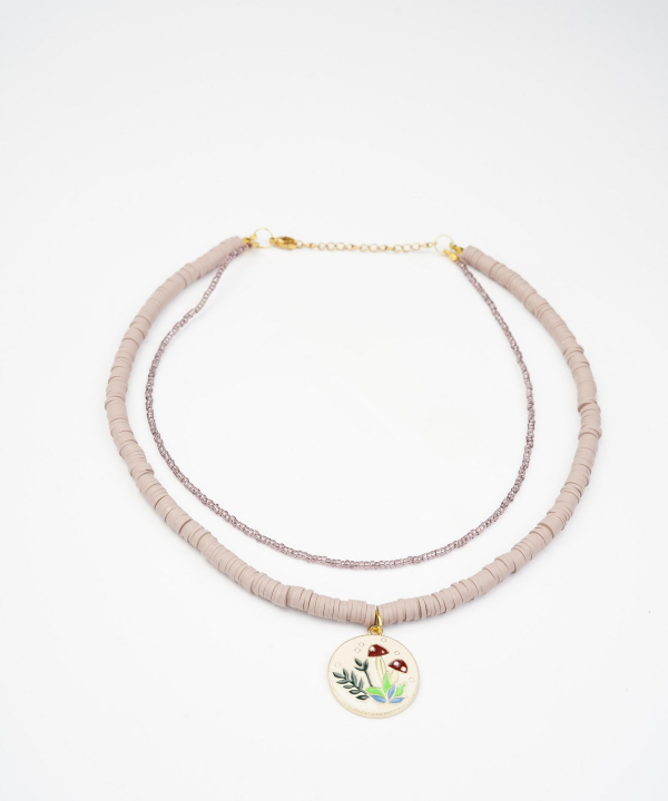 گردنبند زنانه قلم فلزی مدل necklace2L82 __D