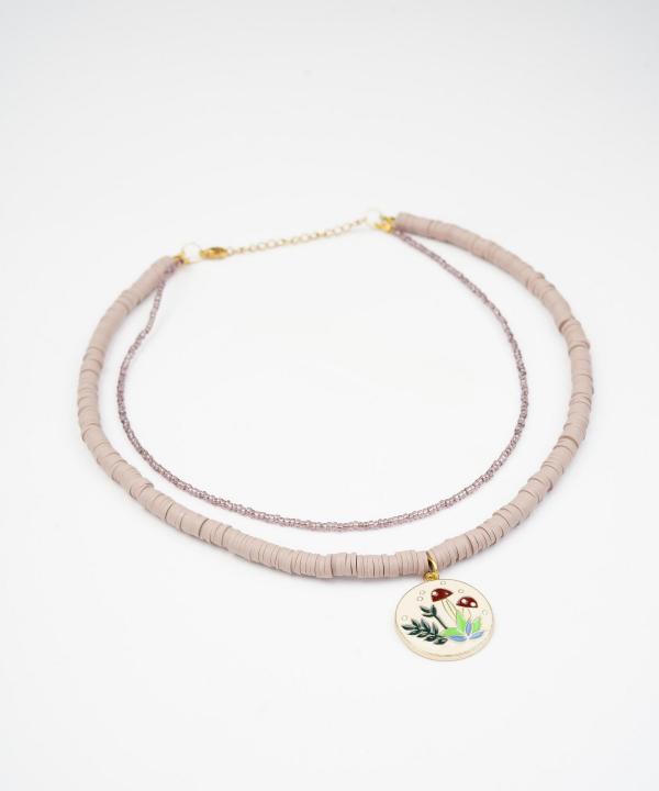گردنبند زنانه قلم فلزی مدل necklace2L82 __D