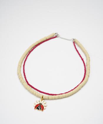 گردنبند زنانه قلم فلزي مدل necklace2L90