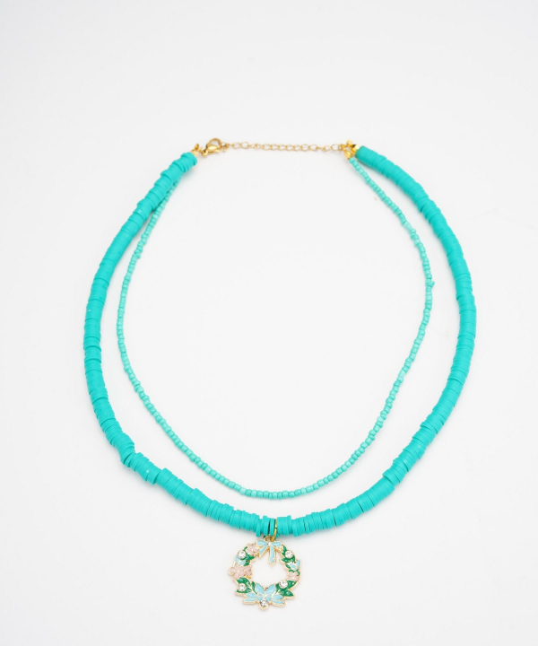 گردنبند زنانه قلم فلزی مدل necklace2L28 __D