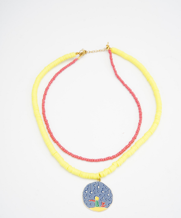 گردنبند زنانه قلم فلزی مدل necklace2L60 __D
