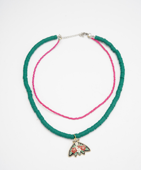 گردنبند زنانه قلم فلزی مدل necklace2L27 __D