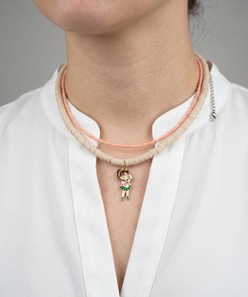 گردنبند زنانه قلم فلزي مدل necklace2L70