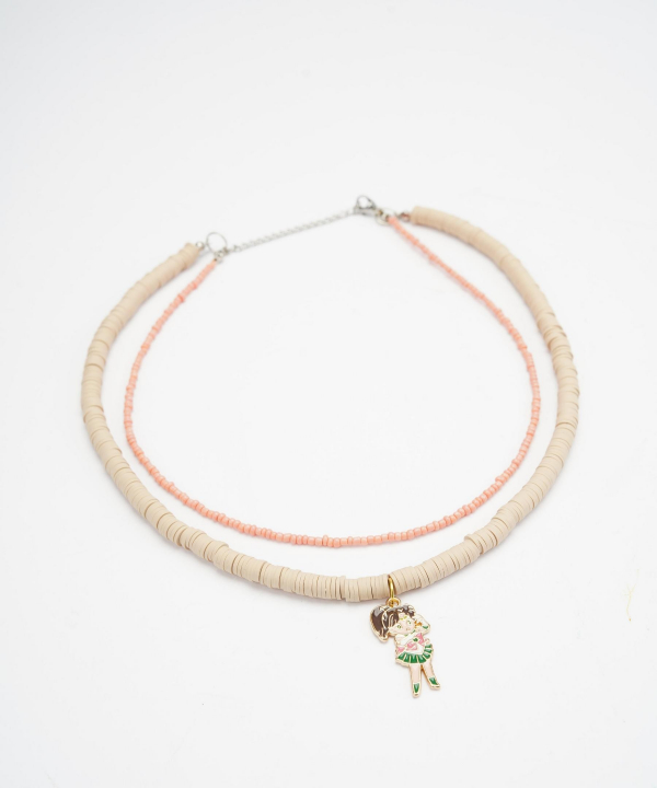 گردنبند زنانه قلم فلزی مدل necklace2L70 __D