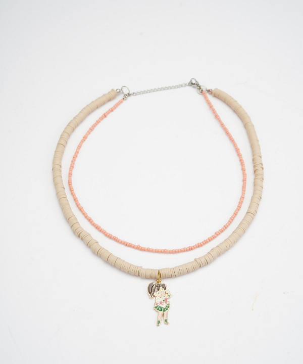 گردنبند زنانه قلم فلزی مدل necklace2L70 __D