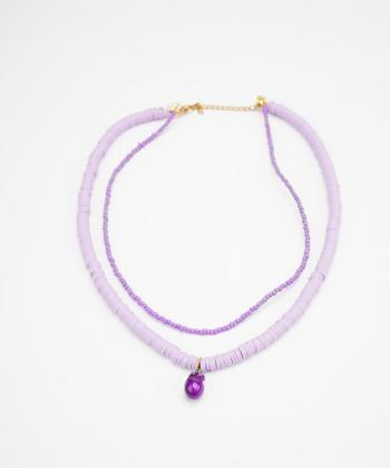 گردنبند زنانه قلم فلزي مدل necklace2L79