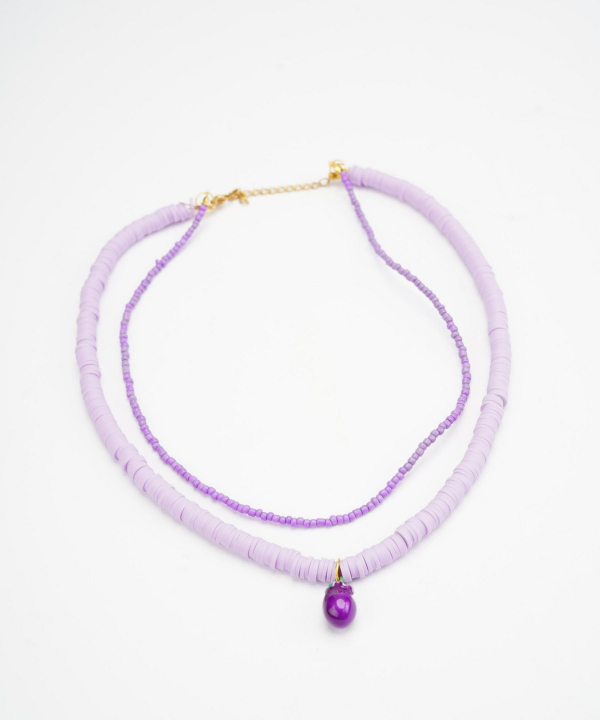 گردنبند زنانه قلم فلزی مدل necklace2L79 __D