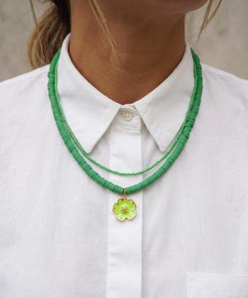 گردنبند زنانه قلم فلزي مدل necklace2L29