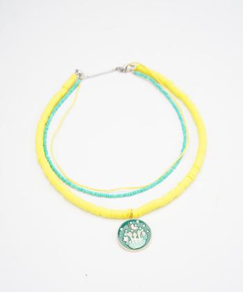 گردنبند زنانه قلم فلزي مدل necklace2L74