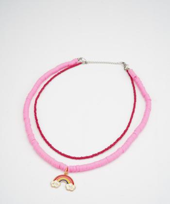 گردنبند زنانه قلم فلزي مدل necklace2L35