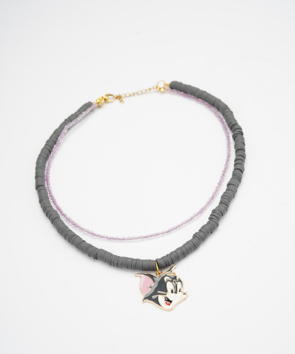 گردنبند زنانه قلم فلزی مدل necklace2L84 __D