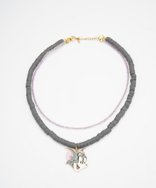 گردنبند زنانه قلم فلزی مدل necklace2L84 __D