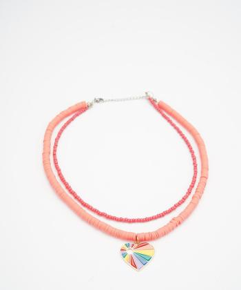 گردنبند زنانه قلم فلزي مدل necklace2L65