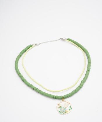 گردنبند زنانه قلم فلزي مدل necklace2L41