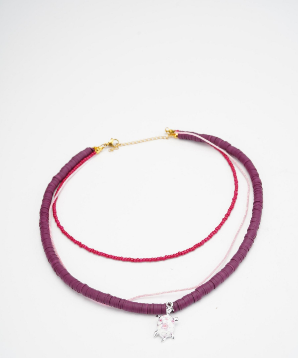 گردنبند زنانه قلم فلزی مدل necklace2L19 __D