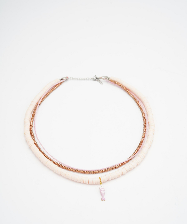 گردنبند زنانه قلم فلزی مدل necklace2L85 __D