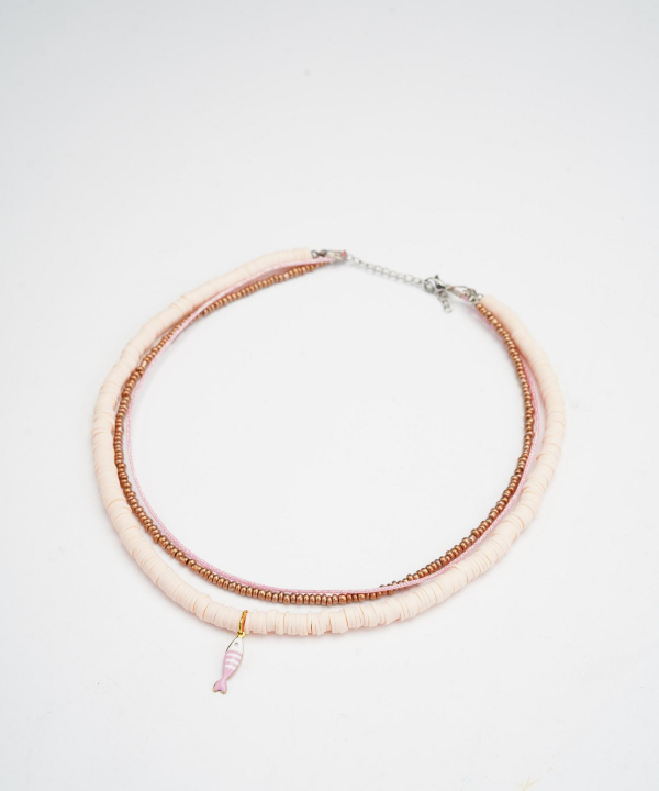گردنبند زنانه قلم فلزی مدل necklace2L85 __D