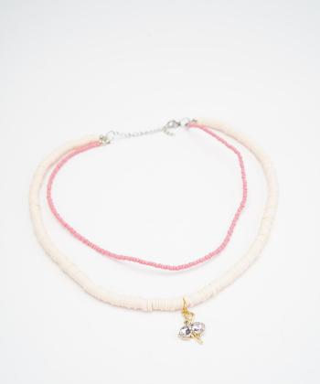 گردنبند زنانه قلم فلزي مدل necklace2L62