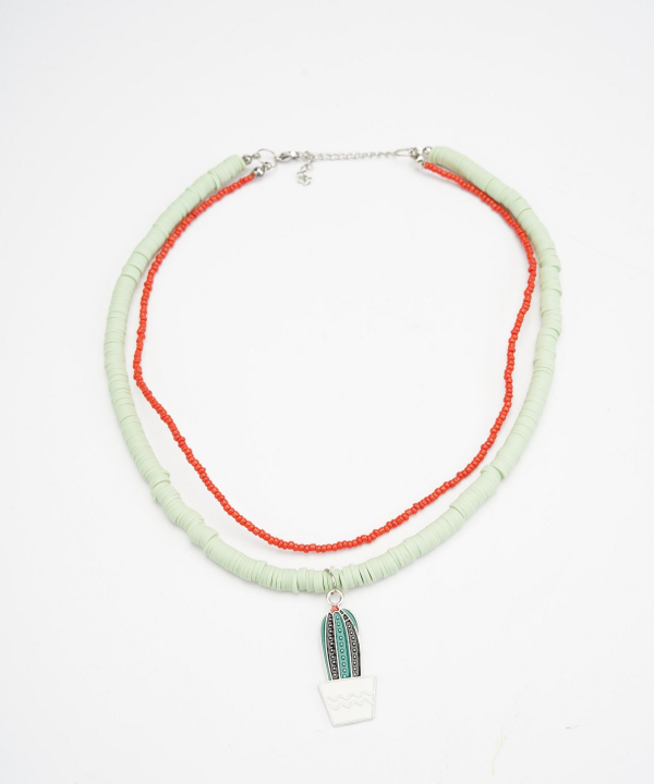 گردنبند زنانه قلم فلزی مدل necklace2L56 __D