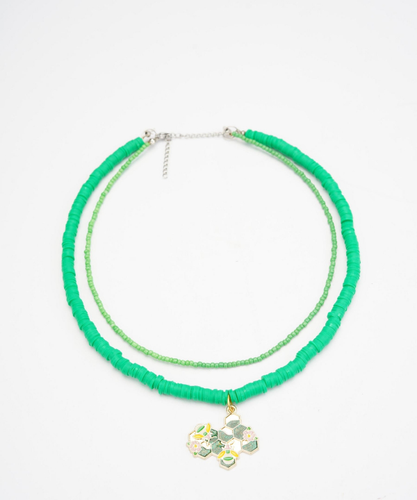 گردنبند زنانه قلم فلزی مدل necklace2L22 __D