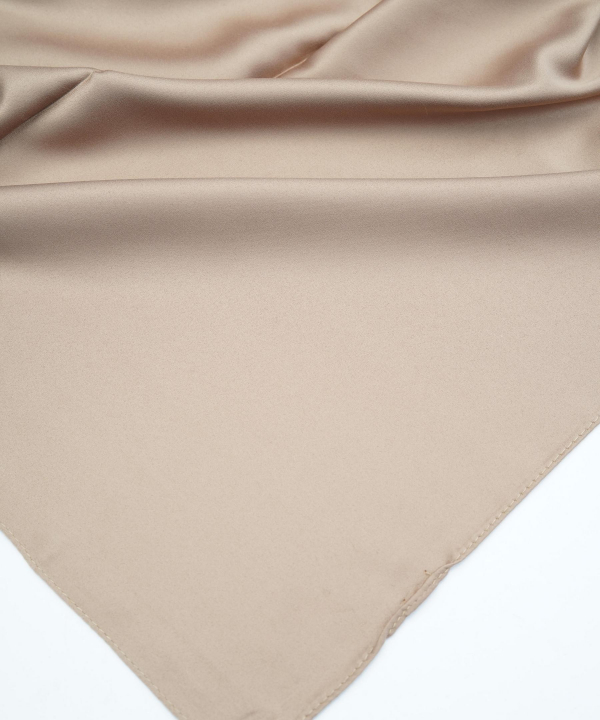روسری ساتن زنانه قلم فلزی مدل silkscarfgrown __D