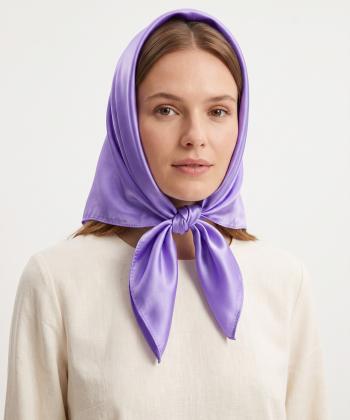 روسري ساتن زنانه قلم فلزي مدل silkscarfyasi2