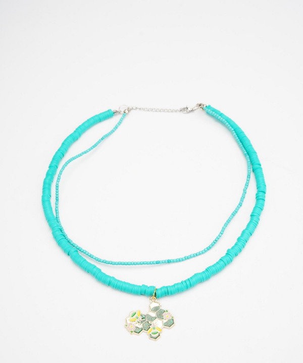 گردنبند زنانه قلم فلزی مدل necklace2L37 __D