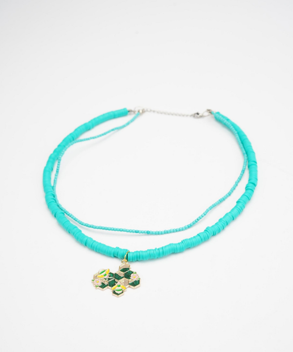 گردنبند زنانه قلم فلزی مدل necklace2L37 __D