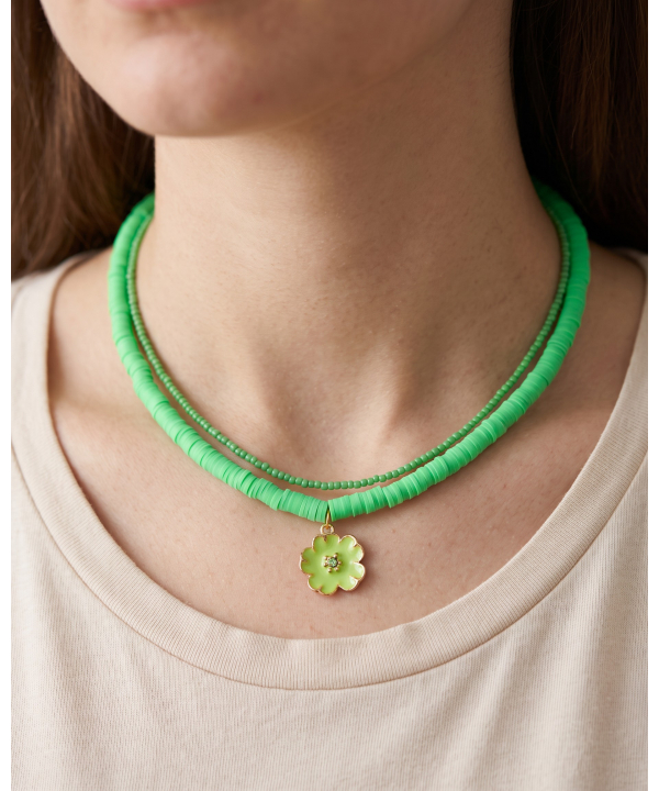 گردنبند زنانه قلم فلزي مدل necklace2L24