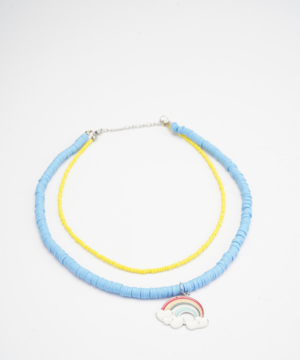 گردنبند زنانه قلم فلزی مدل necklace2L43 __D