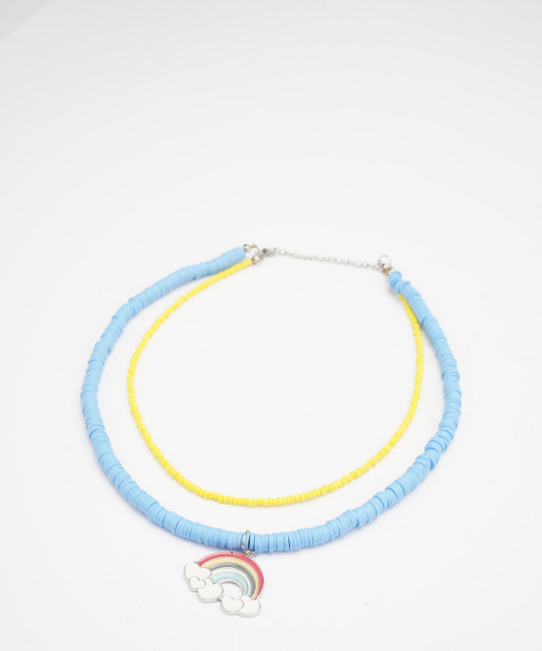 گردنبند زنانه قلم فلزی مدل necklace2L43 __D