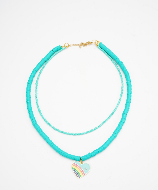 گردنبند زنانه قلم فلزی مدل necklace2L30 __D