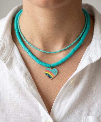 گردنبند زنانه قلم فلزي مدل necklace2L30