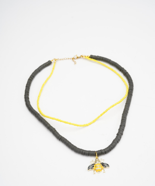 گردنبند زنانه قلم فلزی مدل necklace2L46 __D