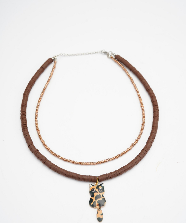 گردنبند زنانه قلم فلزی مدل necklace2L44 __D