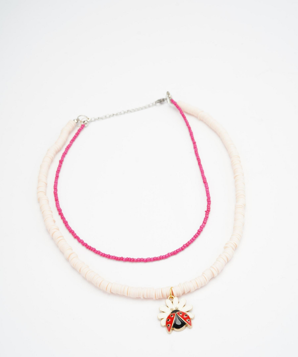 گردنبند زنانه قلم فلزی مدل necklace2L42 __D