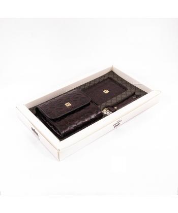 ست هدیه چرم طبیعی منط Mante مدل X108