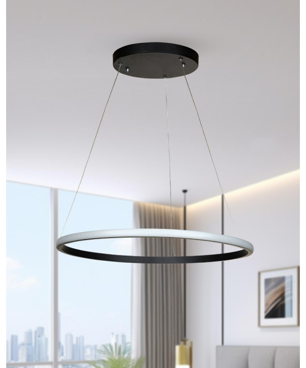 لوستر آویز مدرن چشمه نور کد L6333/1WT