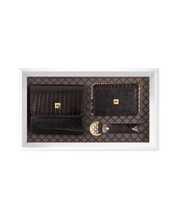ست هدیه چرم طبیعی منط Mante مدل X108