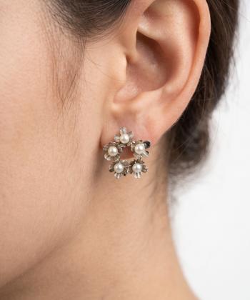 گوشواره زنانه قلم فلزي مدل earringmodern43