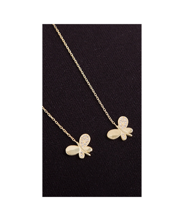 گوشواره طلا 18 عیار روناش مدل RP012