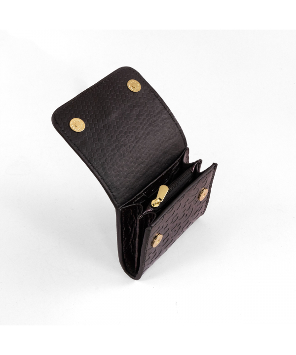 کیف پول چرم طبیعی زنانه منط مدل D156-2