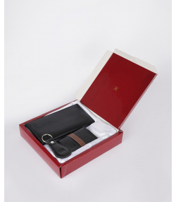 ست هدیه چرم مردانه شهر چرم Leather City مدل SV114