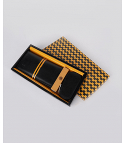 ست هدیه چرم مردانه شهر چرم Leather City مدل SV106