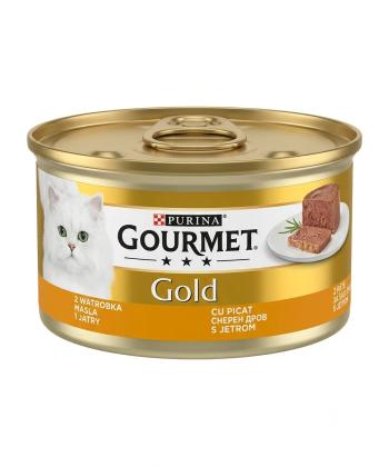 كنسرو گربه بالغ پته گورمت نيل پت طعم جگر وزن 85 گرم