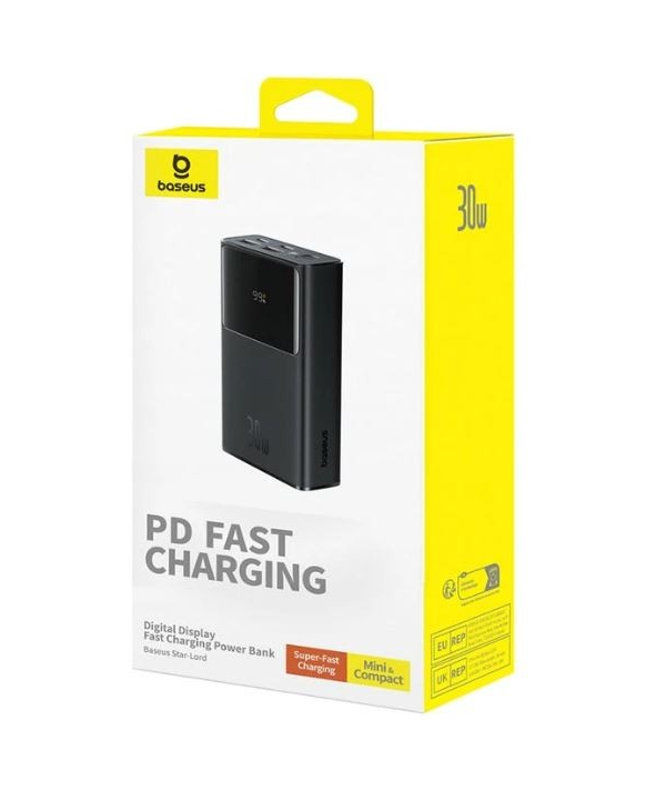 پاوربانك 30 وات باسئوس مدل Star-LordFastCharging
