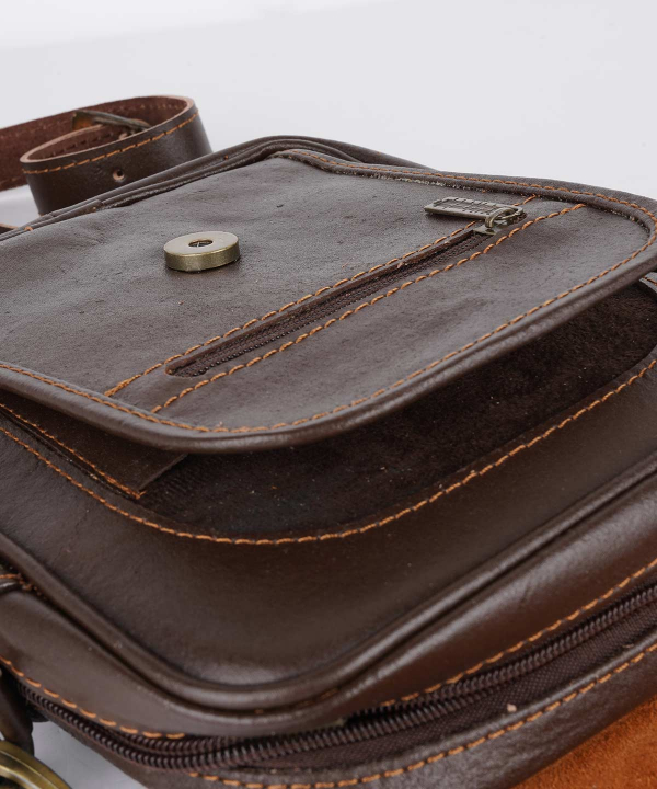 کیف دوشی شهر چرم Leather City مدل 111405